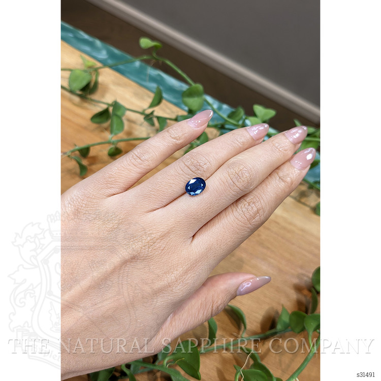 2.70 Ct. Blue Sapphire from Ceylon (Sri Lanka)