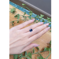 2.60 Ct. Blue Sapphire from Ceylon (Sri Lanka) Life Style