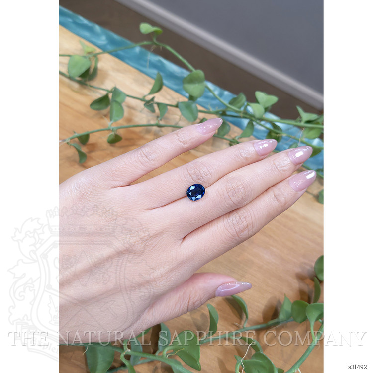 2.60 Ct. Blue Sapphire from Ceylon (Sri Lanka)