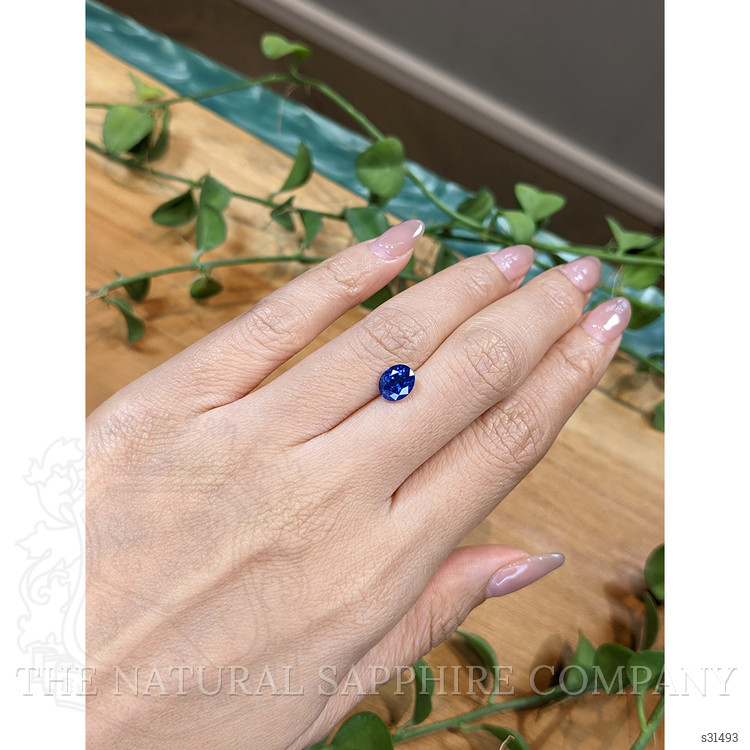 2.01 Ct. Blue Sapphire from Ceylon (Sri Lanka)