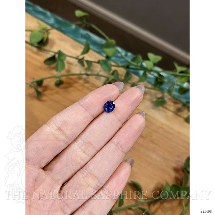 2.01 Ct. Blue Sapphire from Ceylon (Sri Lanka)