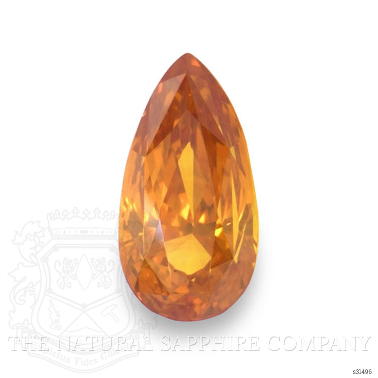 3.12 Ct. Orange Sapphire from Ceylon (Sri Lanka)
