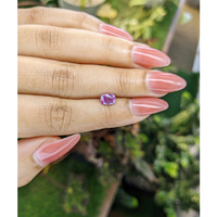1.02 Ct. Pinkish Purple Sapphire from Ceylon (Sri Lanka) Life Style