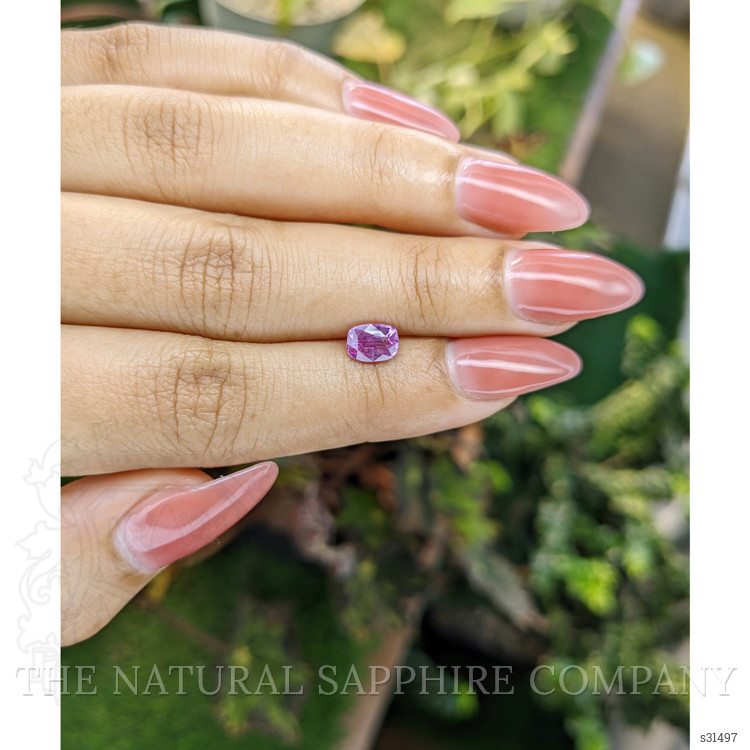 1.02 Ct. Pinkish Purple Sapphire from Ceylon (Sri Lanka)