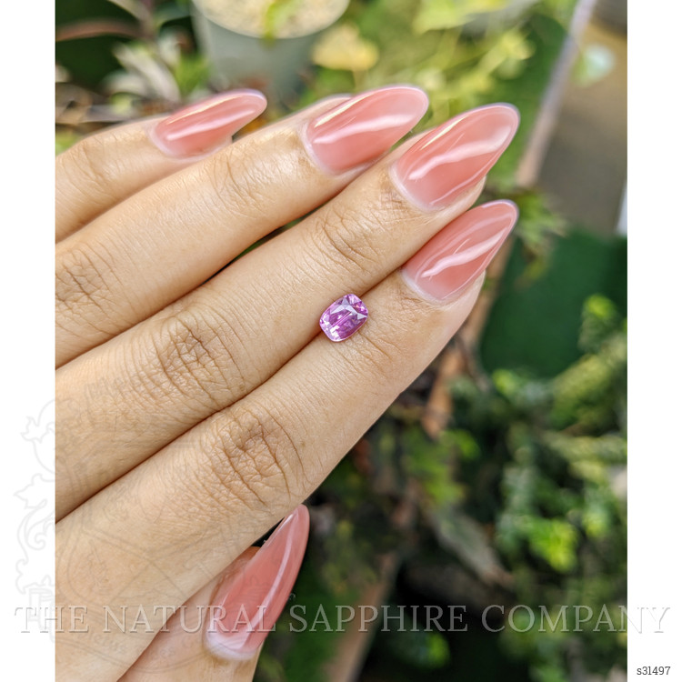 1.02 Ct. Pinkish Purple Sapphire from Ceylon (Sri Lanka)