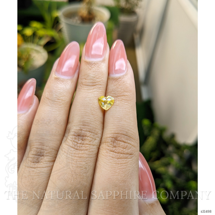 1.25 Ct. Yellow Sapphire from Ceylon (Sri Lanka)