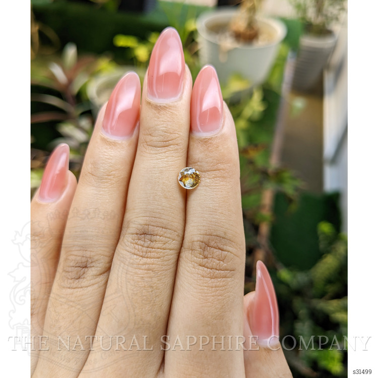 0.82 Ct. Bi Color Sapphire from Ceylon (Sri Lanka)