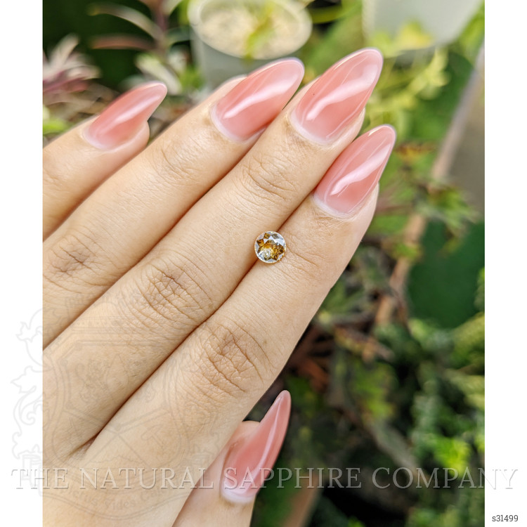 0.82 Ct. Bi Color Sapphire from Ceylon (Sri Lanka)