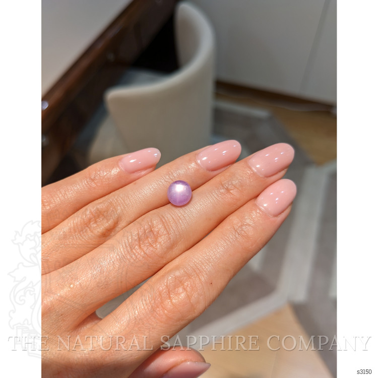 3.51 Ct. Purple Star Sapphire from Burma (Myanmar)