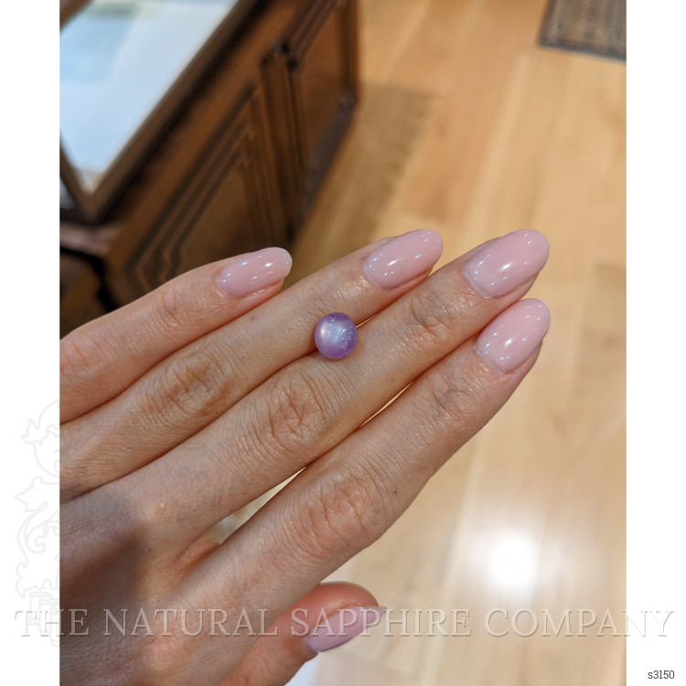 3.51 Ct. Purple Star Sapphire from Burma (Myanmar)