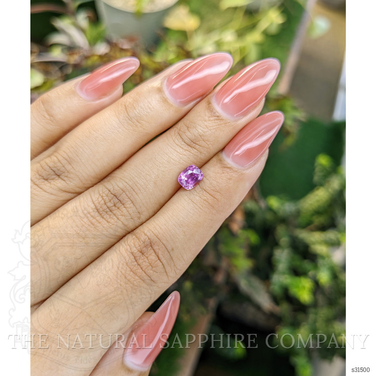1.11 Ct. Pinkish Purple Sapphire from Ceylon (Sri Lanka)