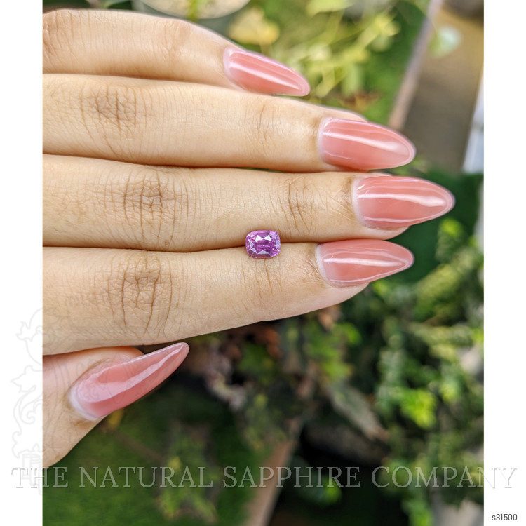 1.11 Ct. Pinkish Purple Sapphire from Ceylon (Sri Lanka)