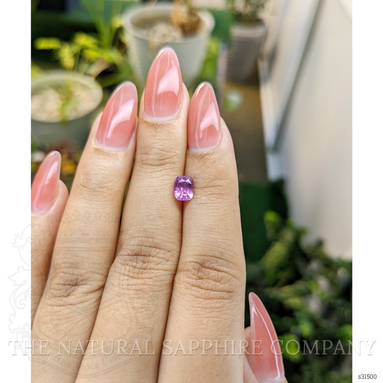 1.11 Ct. Pinkish Purple Sapphire from Ceylon (Sri Lanka)