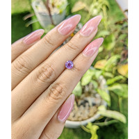 1.04 Ct. Pinkish Purple Sapphire from Ceylon (Sri Lanka) Life Style