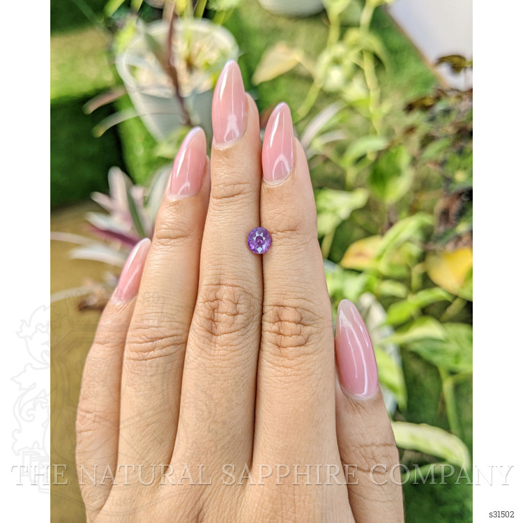 1.10 Ct. Pinkish Purple Sapphire from Ceylon (Sri Lanka)