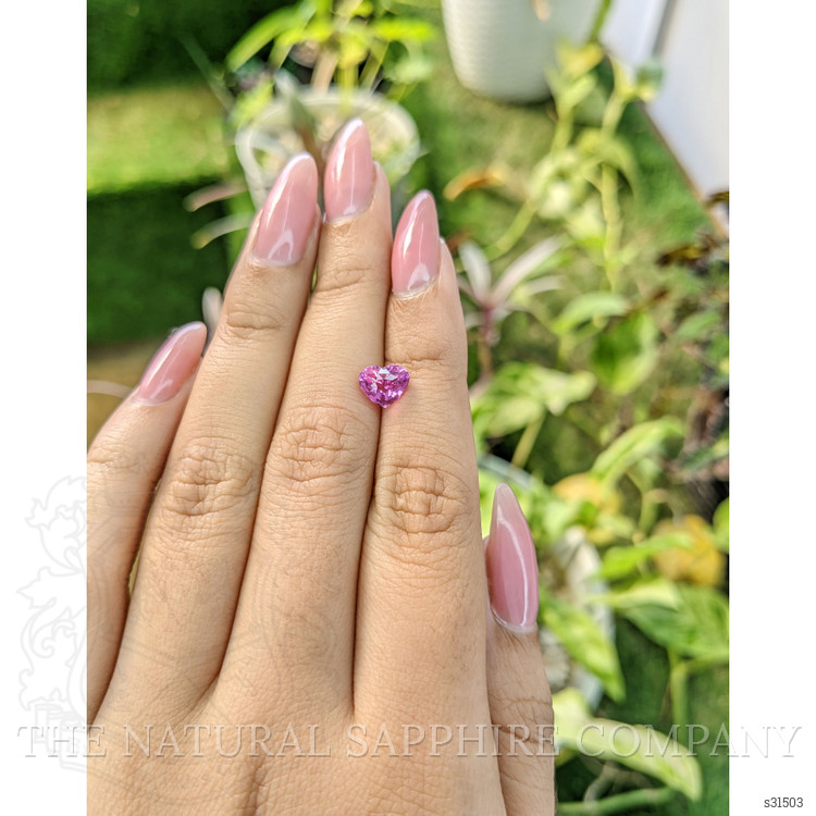 1.70 Ct. Purplish Pink Sapphire from Ceylon (Sri Lanka)