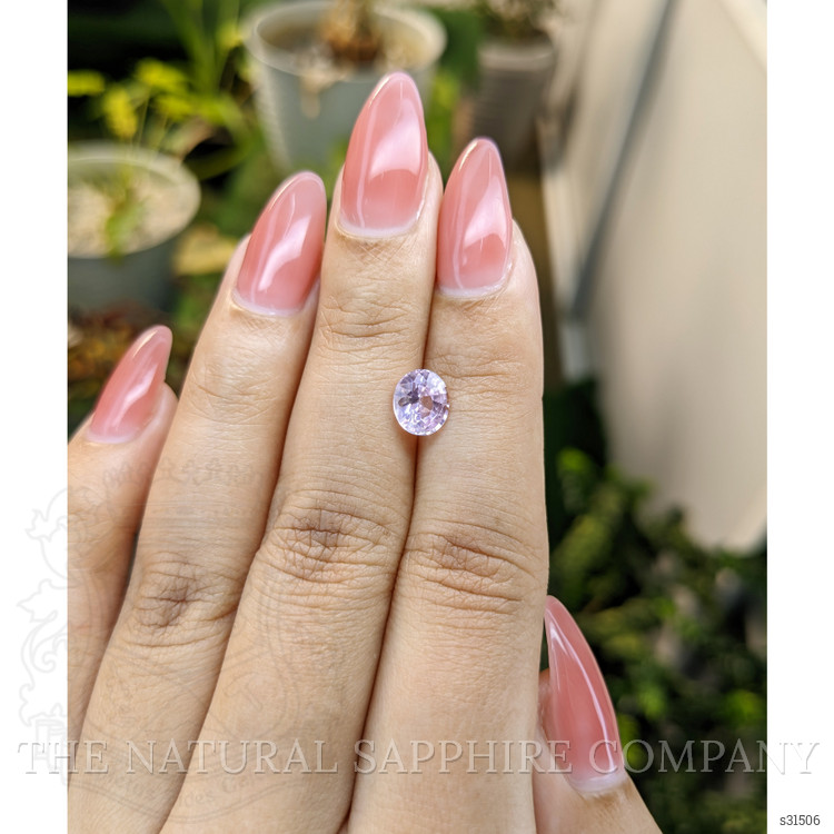 1.28 Ct. Pinkish Purple Sapphire from Ceylon (Sri Lanka)