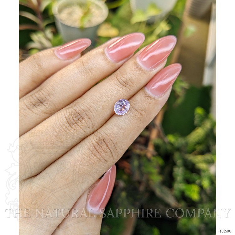 1.28 Ct. Pinkish Purple Sapphire from Ceylon (Sri Lanka)