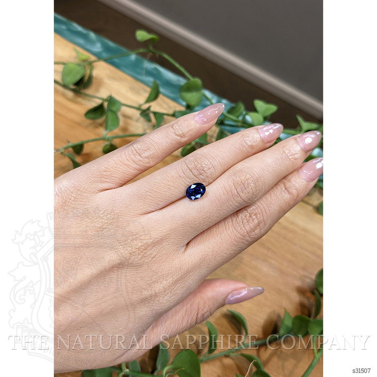 1.97 Ct. Blue Sapphire from Ceylon (Sri Lanka)