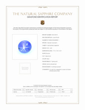 3.60 Ct. Blue Star Sapphire from Burma (Myanmar) Scan Report