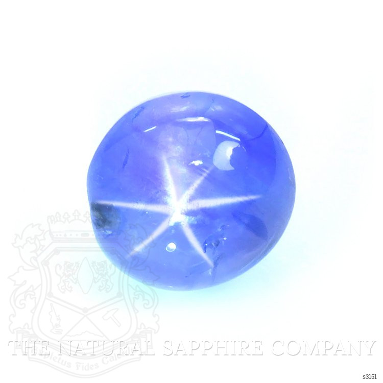 3.60 Ct. Blue Star Sapphire from Burma (Myanmar)
