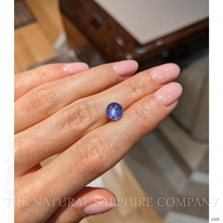 3.60 Ct. Bluish Purple Star Sapphire from Burma (Myanmar)
