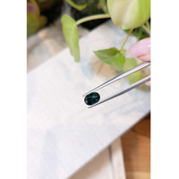 1.55 Ct. Greenish Blue Sapphire from Ceylon (Sri Lanka) Life Style