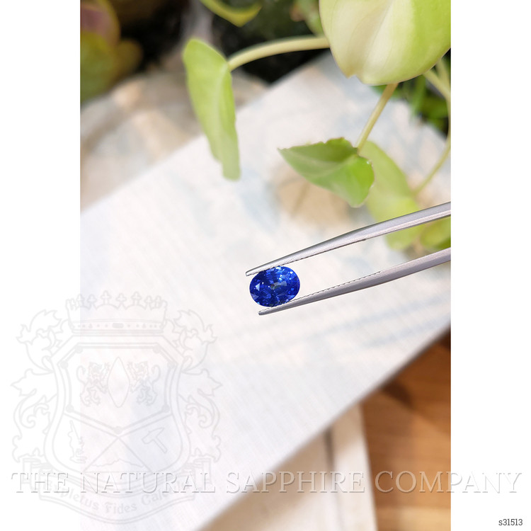 2.10 Ct. Blue Sapphire from Ceylon (Sri Lanka)