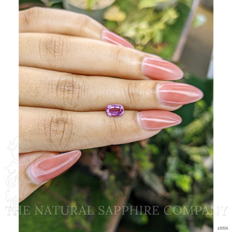 1.15 Ct. Pinkish Purple Sapphire from Ceylon (Sri Lanka)