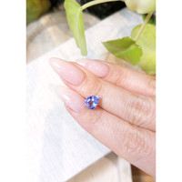 1.70 Ct. Violet Sapphire from Ceylon (Sri Lanka) Life Style