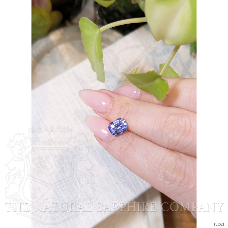 2.70 Ct. Violet Sapphire from Ceylon (Sri Lanka)
