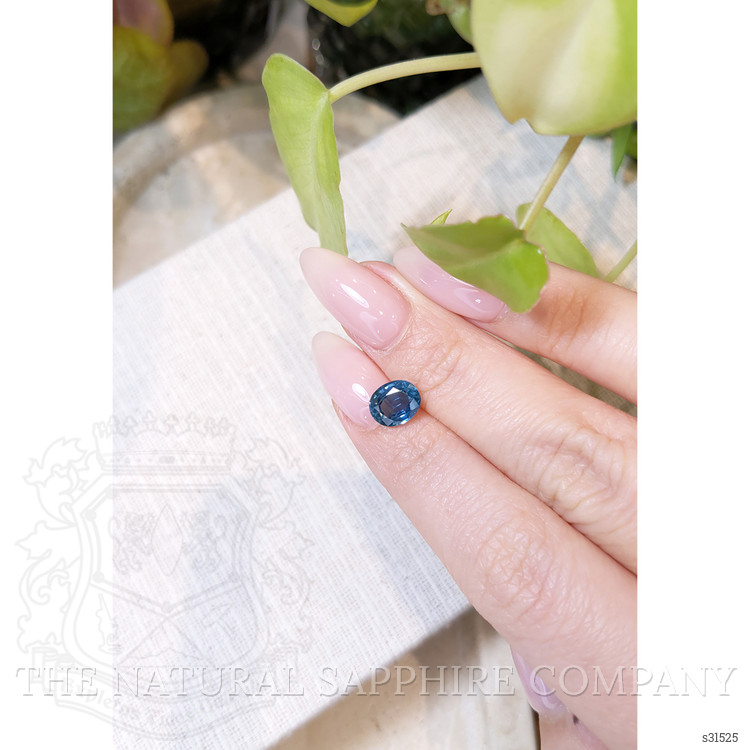 2.10 Ct. Blue Sapphire from Ceylon (Sri Lanka)