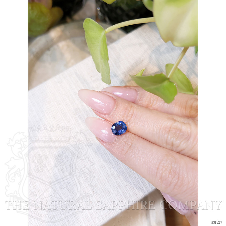 1.68 Ct. Blue Sapphire from Ceylon (Sri Lanka)