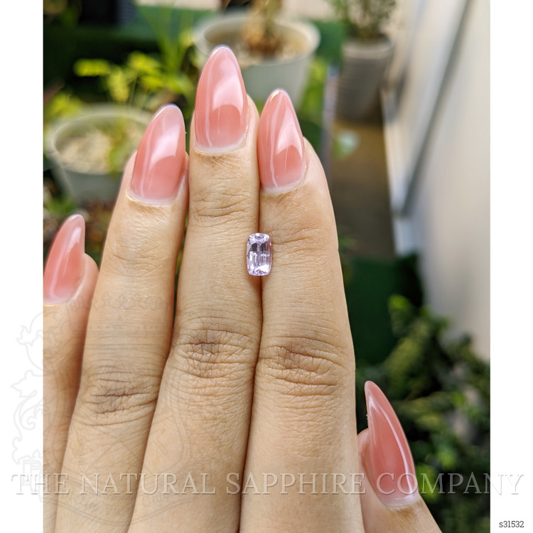 1.05 Ct. Pinkish Purple Sapphire from Ceylon (Sri Lanka)