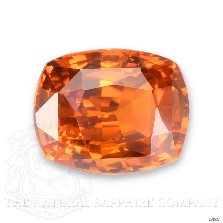 2.68 Ct. Orange Sapphire from Ceylon (Sri Lanka)
