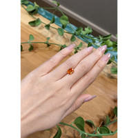 2.68 Ct. Orange Sapphire from Ceylon (Sri Lanka) Life Style