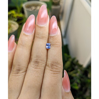 0.65 Ct. Blue Sapphire from Ceylon (Sri Lanka) Life Style