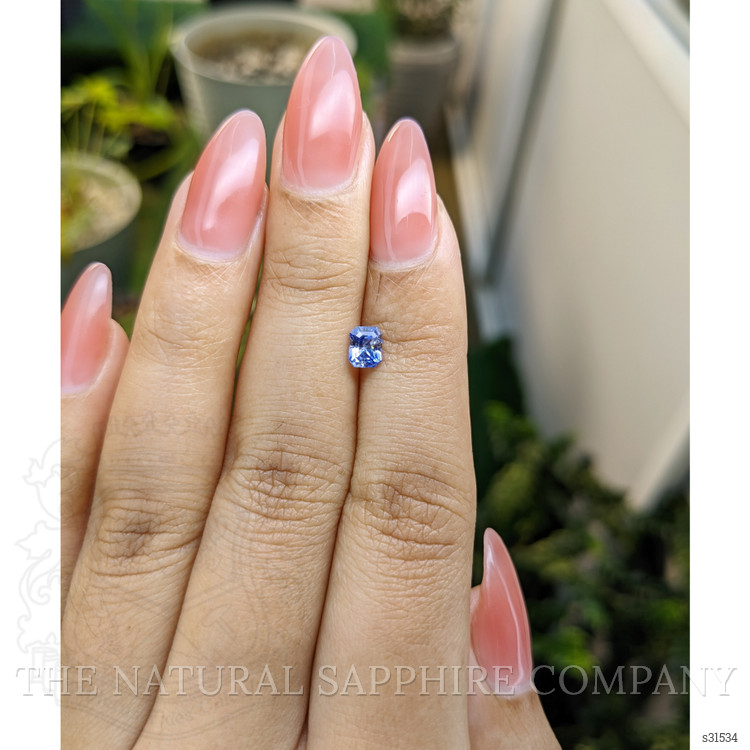 0.65 Ct. Blue Sapphire from Ceylon (Sri Lanka)