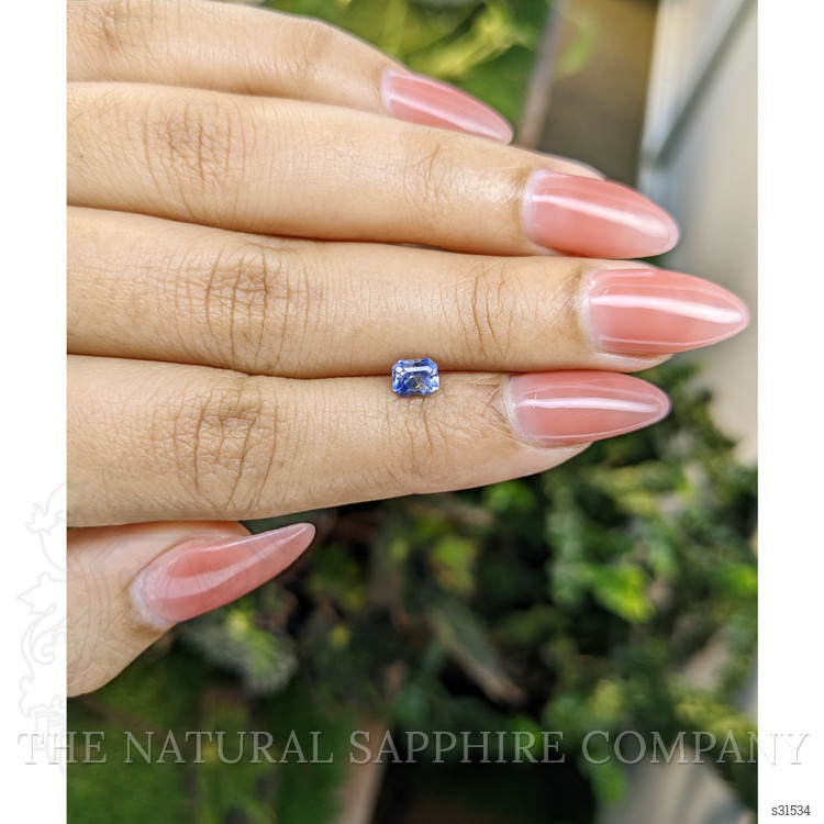 0.65 Ct. Blue Sapphire from Ceylon (Sri Lanka)