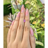 0.72 Ct. Pink Sapphire from Ceylon (Sri Lanka) Life Style