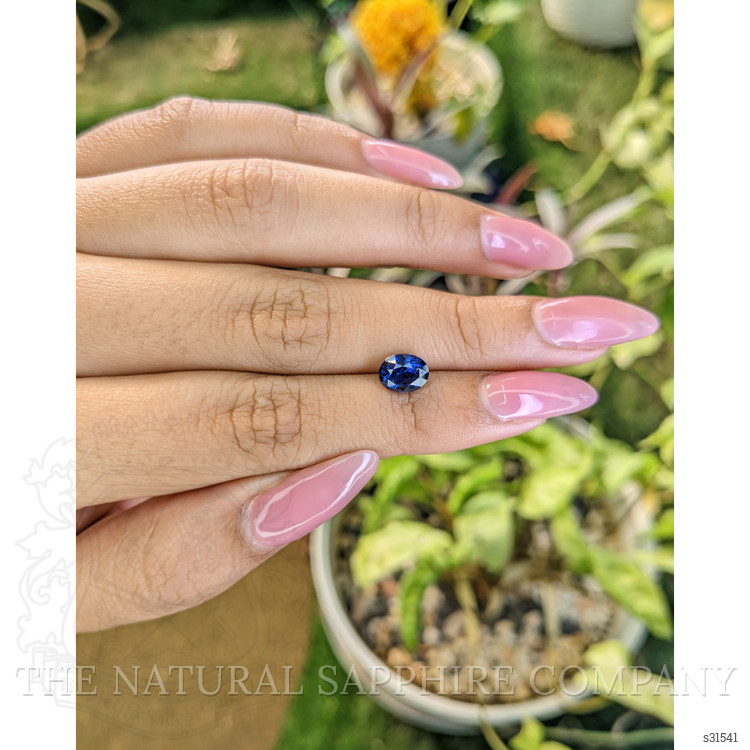 2.04 Ct. Blue Sapphire from Ceylon (Sri Lanka)