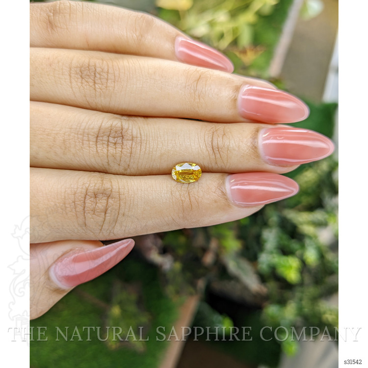 1.03 Ct. Yellow Sapphire from Ceylon (Sri Lanka)