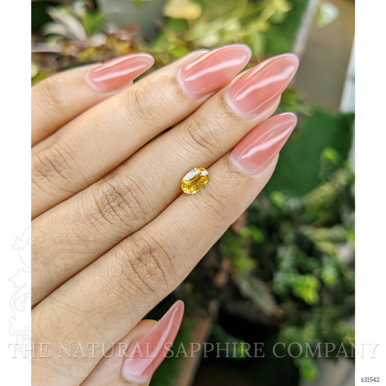 1.03 Ct. Yellow Sapphire from Ceylon (Sri Lanka)