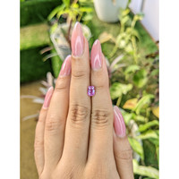 1.14 Ct. Pinkish Purple Sapphire from Ceylon (Sri Lanka) Life Style