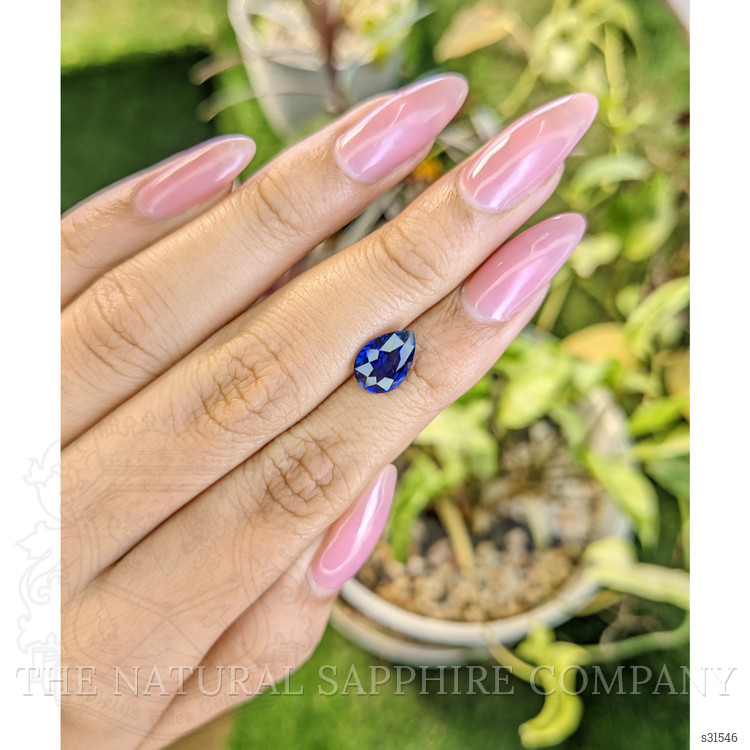 2.52 Ct. Blue Sapphire from Ceylon (Sri Lanka)