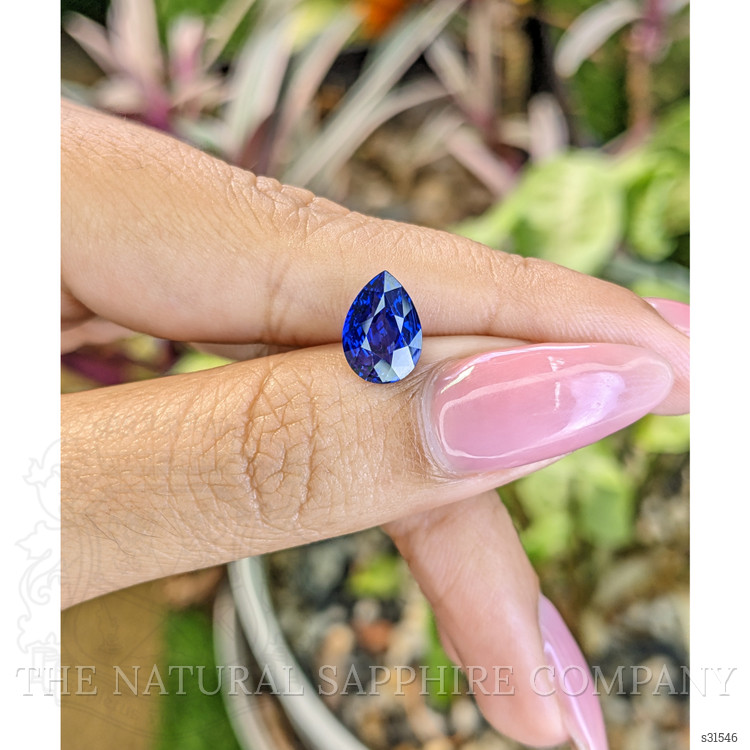 2.52 Ct. Blue Sapphire from Ceylon (Sri Lanka)