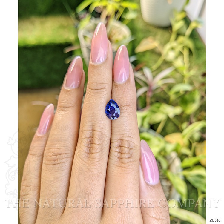 2.52 Ct. Blue Sapphire from Ceylon (Sri Lanka)