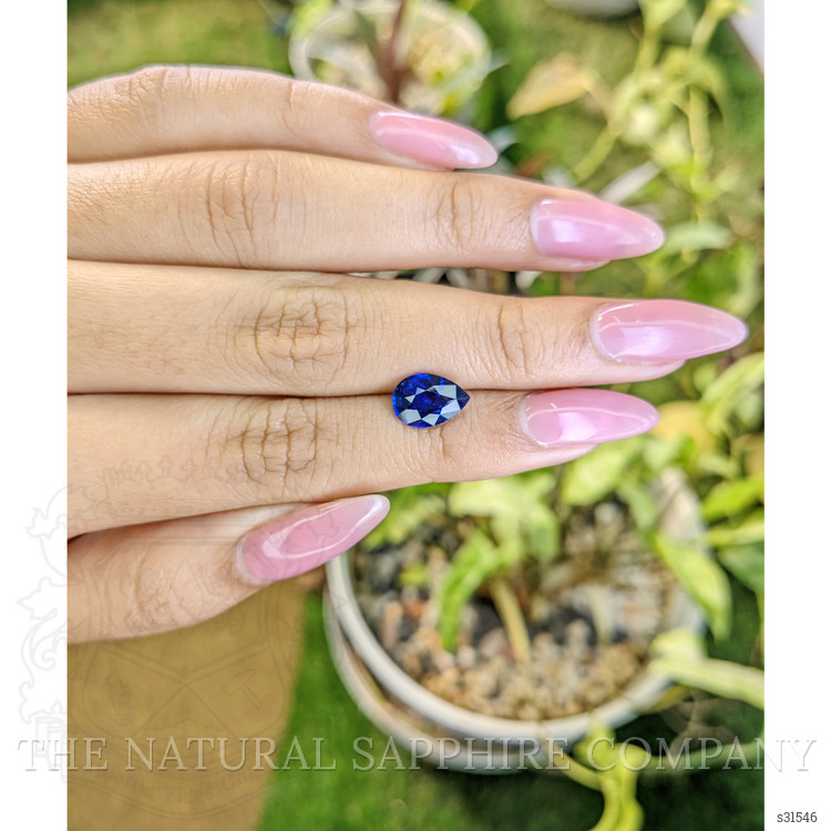 2.52 Ct. Blue Sapphire from Ceylon (Sri Lanka)