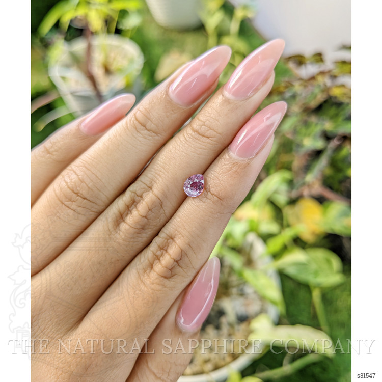 1.12 Ct. Purplish Pink Sapphire from Ceylon (Sri Lanka)