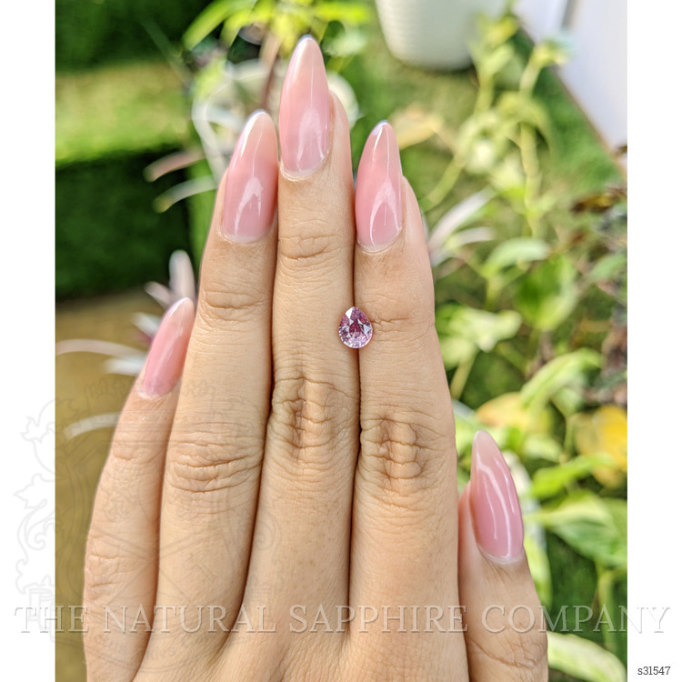 1.12 Ct. Purplish Pink Sapphire from Ceylon (Sri Lanka)